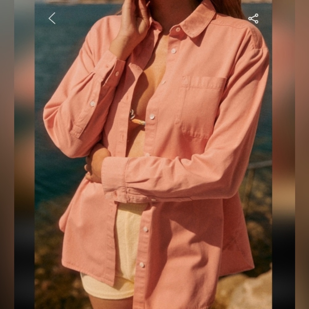 Sezane Max Button Down Top - image 1